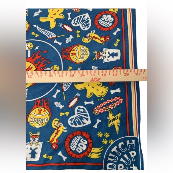 Dutch Bros Dutch Pup Bandana Scarf DB RARE 1992 NEW National Dog Day - Picture 5 of 9